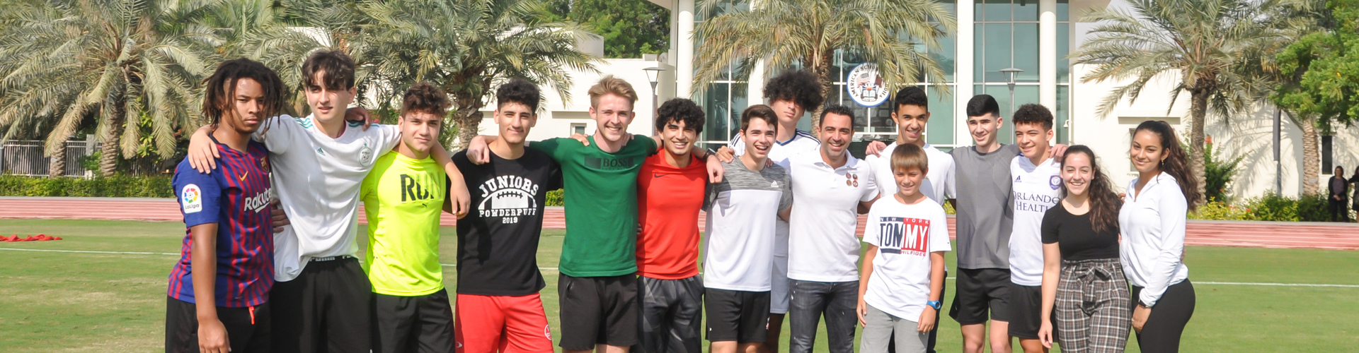 avi Hernández recently met student leaders from the American School of Doha