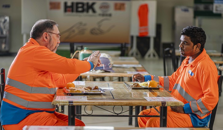 Workers' welfare team at a FIFA World Cup Qatar 2022 site